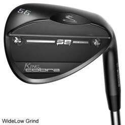 Cobra KING Black Wedge With SnakeBite Grooves 8 Cobra KING Black Wedge With SnakeBite Grooves -Callaway Store CBA0874c